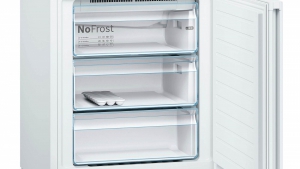 Холодильник з нижньою морозильною камерою BOSCH KGN49XW306